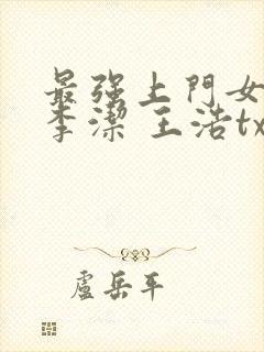 最强上门女婿 李洁 王浩txt