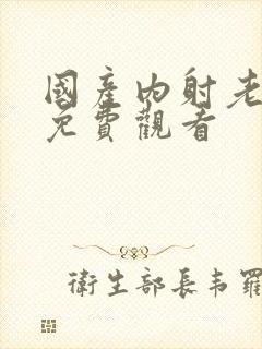 国产内射老熟女免费观看