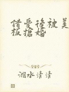 错爱后被美女老板抢婚