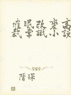 催眠改变高冷总裁常识小说