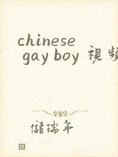 chinese gay boy 视频