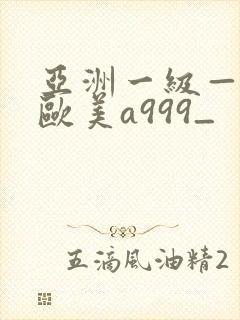 亚洲一级—内射欧美a999_