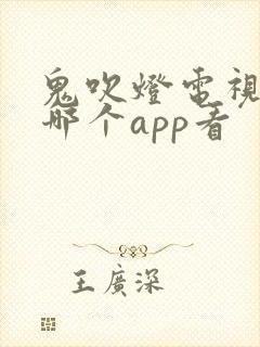 鬼吹灯电视剧在哪个app看封面