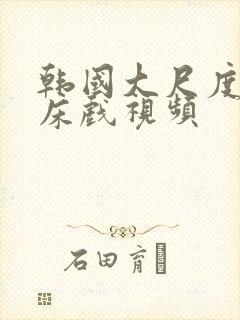 韩国大尺度激情床戏视频