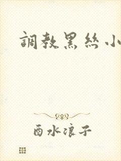 调教黑丝小母狗