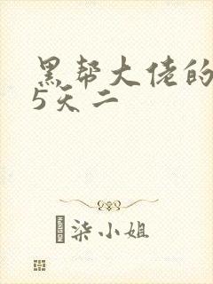 黑帮大佬的365天二