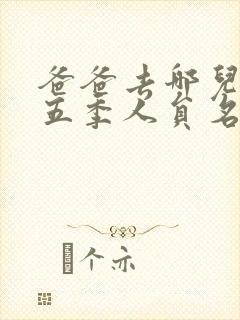 爸爸去哪儿一到五季人员名单