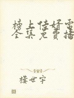 榜上佳婿电视剧全集免费播放在线观看