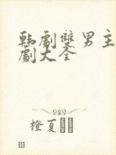 韩剧双男主电视剧大全封面