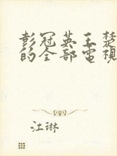 彭冠英王楚然演的全部电视剧叫什么封面