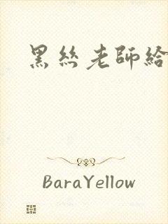 黑丝老师给我操封面