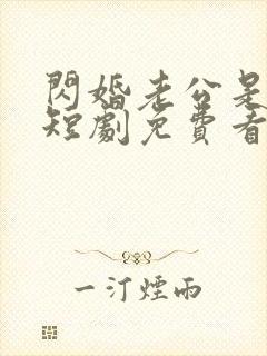 闪婚老公是大佬短剧免费看封面