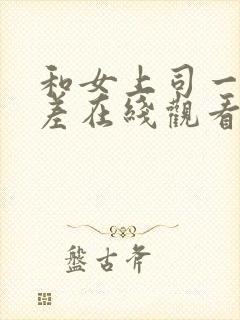 和女上司一起出差在线观看