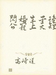 闪婚生子后被老公宠上天短剧封面