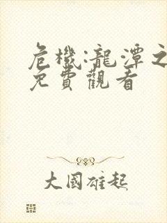 危机:龙潭之战免费观看