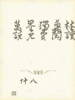 万界独尊林枫小说免费阅读