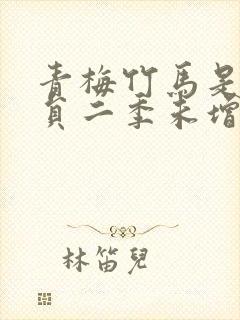 青梅竹马是消防员二季未增删封面