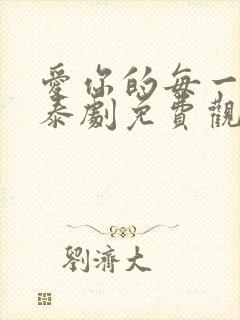 爱你的每一个我泰剧免费观看