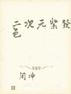 二次元紫发女角色