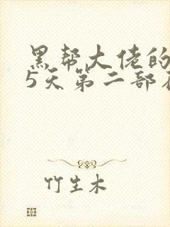 黑帮大佬的365天第二部在线观看封面