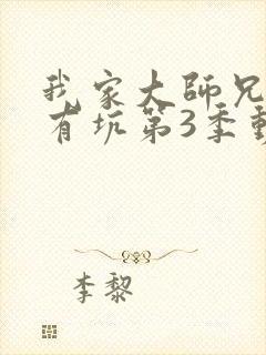 我家大师兄脑子有坑第3季动漫免费观看封面