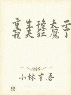 重生后太子妃成宠夫狂魔了