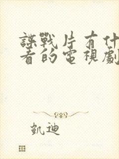 谍战片有什么好看的电视剧封面