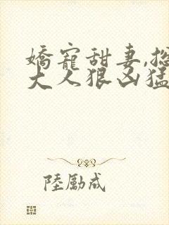 娇宠甜妻,总裁大人狠凶猛封面