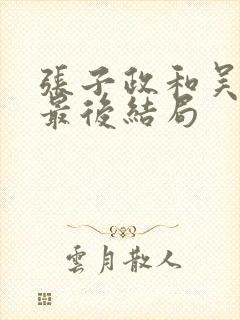 张子政和吴怡涵最后结局