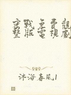 密战免费观看完整版电视剧封面