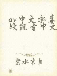 av中文字幕在线观看中文字幕