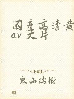 国产高清黄色 av 大片