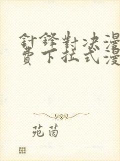 针锋对决漫画免费下拉式漫画17话