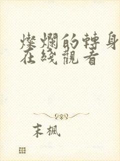 灿烂的转身免费在线观看