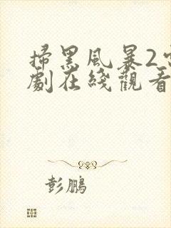 扫黑风暴2电视剧在线观看免费完整版