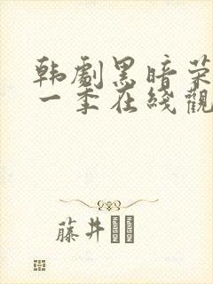 韩剧黑暗荣耀第一季在线观看