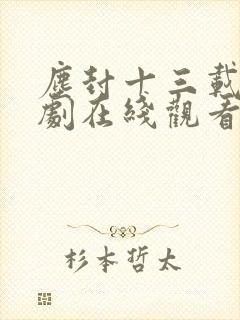 尘封十三载电视剧在线观看免费完整版