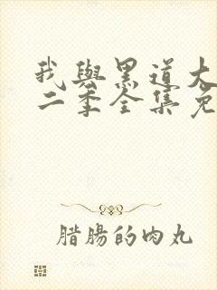 我与黑道大佬第二季全集免费播放