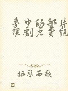 梦中的那片海电视剧免费观看星辰