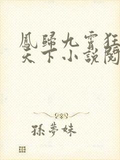 凤归九霄狂妃逆天下小说阅读