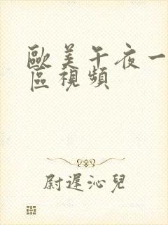 欧美午夜一区二区视频