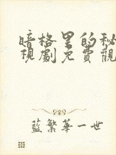 暗格里的秘密电视剧免费观看全集