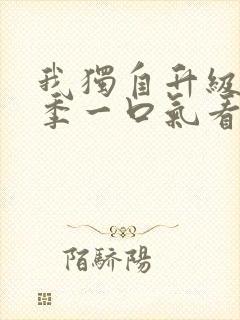 我独自升级第三季一口气看完