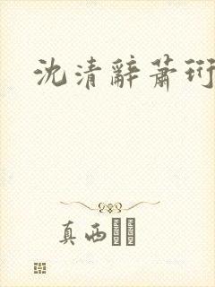 沈清辞萧珩结局封面