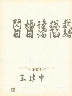 闪婚后总裁上司日日沦陷结局小说封面