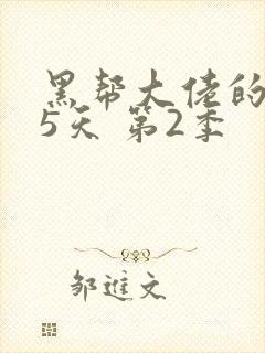 黑帮大佬的365天 第2季