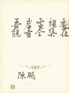 吾岸电视剧免费观看全集在线播放封面