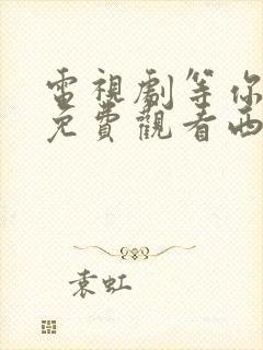 电视剧等你爱我免费观看西瓜