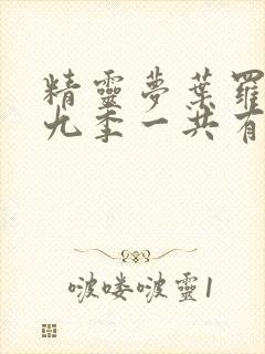 精灵梦叶罗丽第九季一共有多少集封面