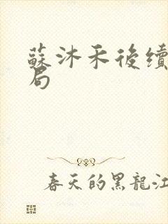 苏沐禾后续大结局